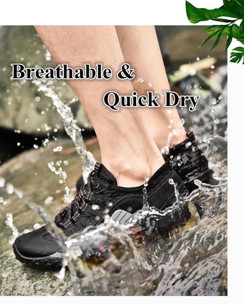 Description Picture 5 of itemMen Hiking Shoes Mesh Breathable For Men SoftSport Shoes Men Sneakers Outdoor Climbing Shoes