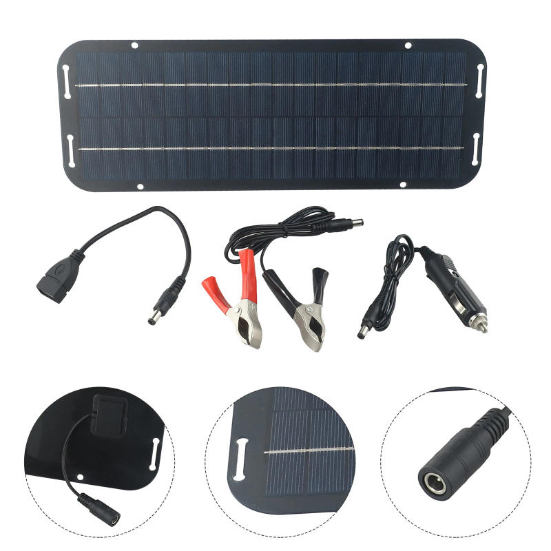 Description Picture 3 of item60W Solar Panel 12V Olt Trickle Battery Charger For Caravan Car Van Boat Kit Reverse Discharge Prevention Solar Power Equipment
