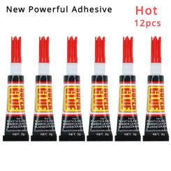 3/6/12 Pcs Epoxy Resin Fluids Super Glue Transparent Thermal Paste Wood Rubber Metal Glass Cyanoacrylate Adhesive Stationery