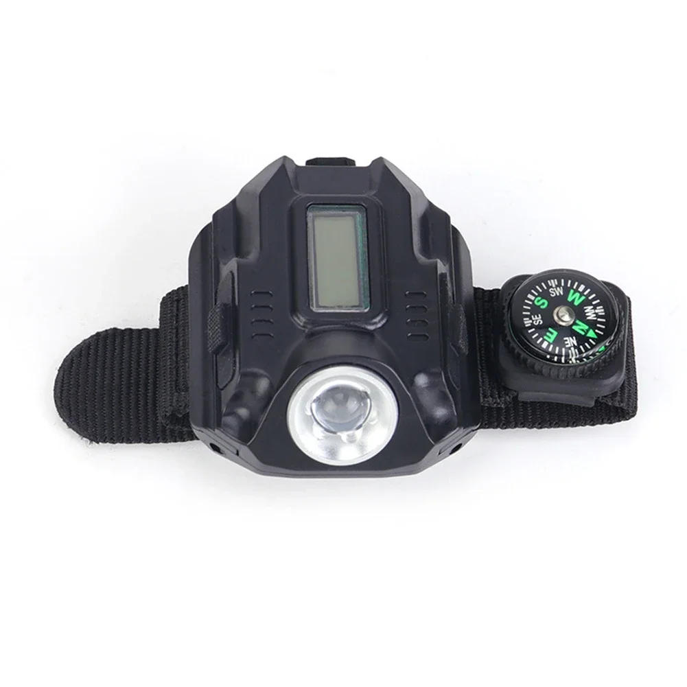 Description Picture 5 of itemLED Wrist Light Portable Flashlight Rechargeable Watch Lamp Wrist Lighting Torch Mini With Compass Outdoor Sport Running Light