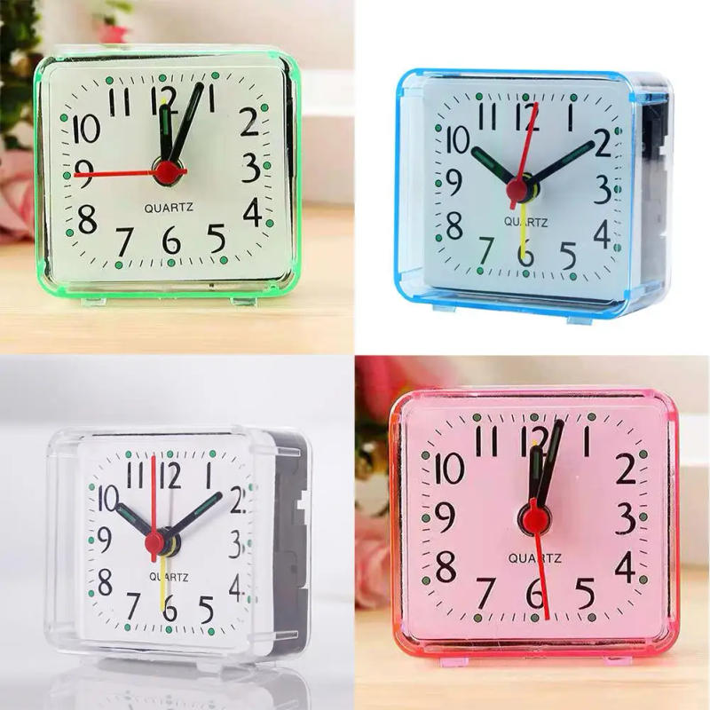 Description Picture 2 of itemSilent Battery Operated Wake Up Vintage Quartz Bedroom Nightlight Design Analog Non Ticking Alarm Clock Bedside Decoration