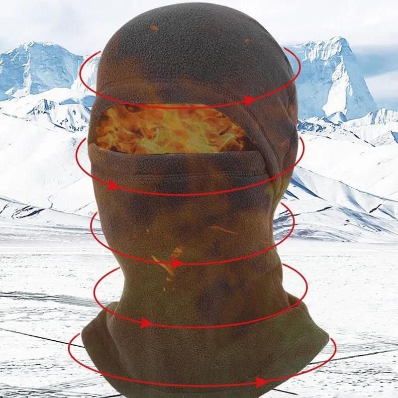 Description Picture 4 of itemWinter Fleece Balaclava Full Face Mask Thermal Ski Snowboard Scarf Helmet Cap Sport Cycling Hiking Running Neck Warmer Men Women