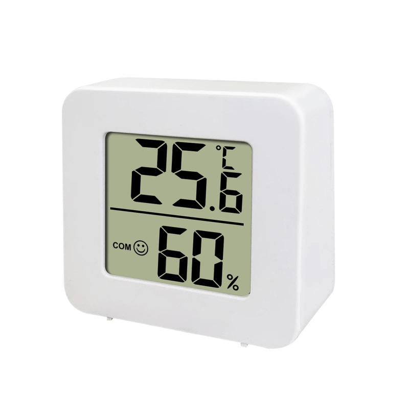 Description Picture 2 of itemWhite Humidity Meter Sensor Gauge Living Room LCD Digital Thermometer Hygrometer Indoor Electronic Temperature Weather Station