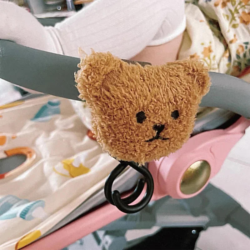 Description Picture 2 of itemBear Baby Stroller Accessories Hook Pram Magic Sticker Clip Cart Organizer Pram Hook Pushchair Hanger Hanging Accessories