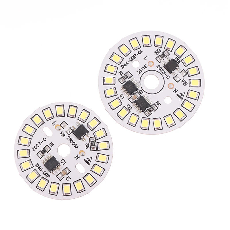 Description Picture 5 of itemBulb Light AC 220V Downlight Chip Spotlight LED Bulb Patch Lamp SMD Plate Circular Module Light Source Plate