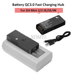 Universal Lithium Battery QC3.0 Fast Charging Hub For DJI Mini 4K/Mini 2/Mini SE/Mini 2 SE Chargering Manager Drone Accessories