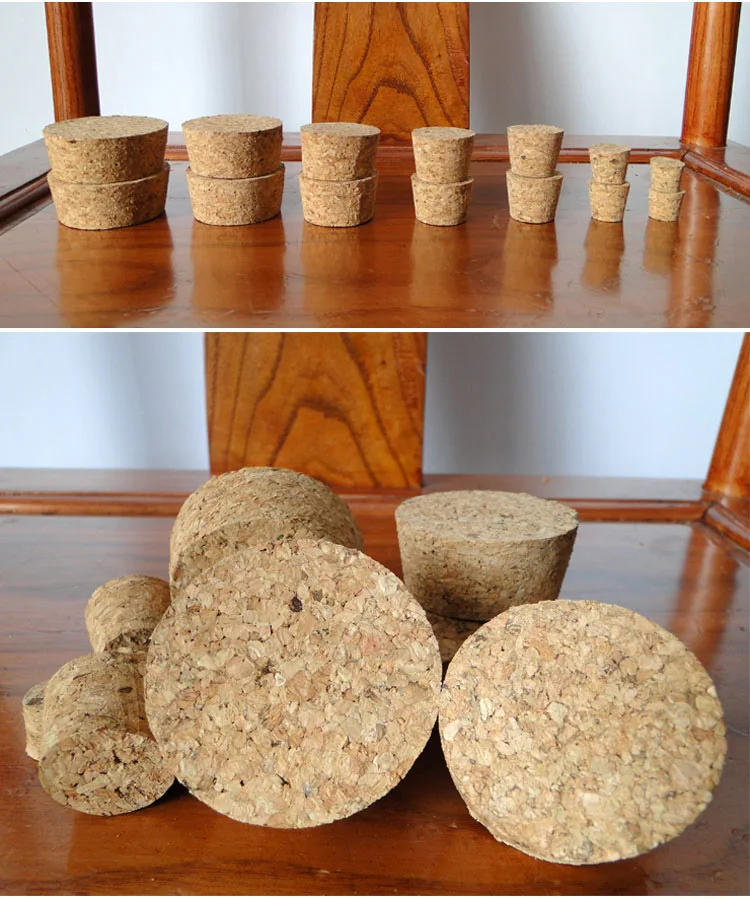 Description Picture 4 of item4pcs Cork Stoppers Wine Bottle Cork Cork Wooden Conical Cork Replacement All Kinds of Cork for Wine Beer Bottle Crafts