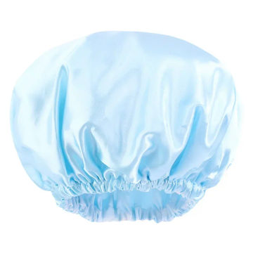 Waterproof Women Shower Cap Satin Beanie Hair Bonnet Bath Accessories Shampoo Multiple Shower Caps Bathroom Set Dust-proof