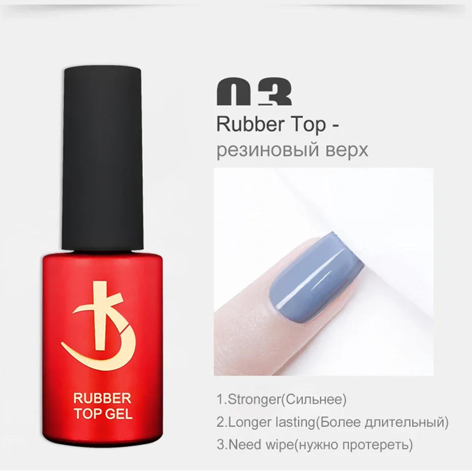 Description Picture 5 of itemKODI JYJ Latest Thick Nail Base Coat 7ml Gel Varnish for Nail Manicure Semipermanent Rubber Base and Top Gel Nail Polish Gellak