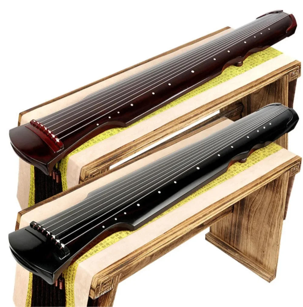 Description Picture 3 of itemChinese Large Guzheng Wood Guzheng Traditional Musical Instruments Handmade Accessories  Beginner Stringed Instruments Gift