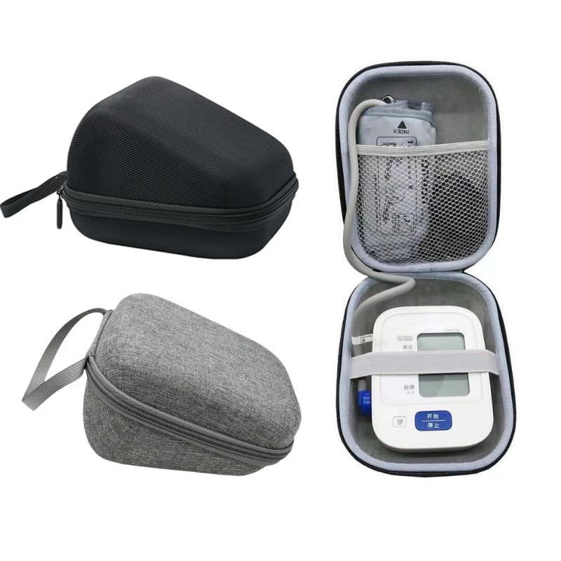 Description Picture 2 of item1 Piece Blood Pressure Monitor Storage Bag Portable Travel Carrying Protective Hard Pouch Storage Case EVA Hard Case