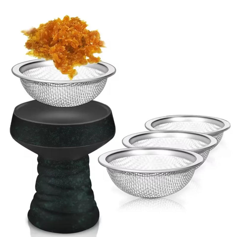 Description Picture 4 of item1PC/3PCS, Stainless Steel Hookah Filter Screen Shisha Bowl Chicha Narguile Nargile Tobacco Sheesha Smoking Cigarette Accessories