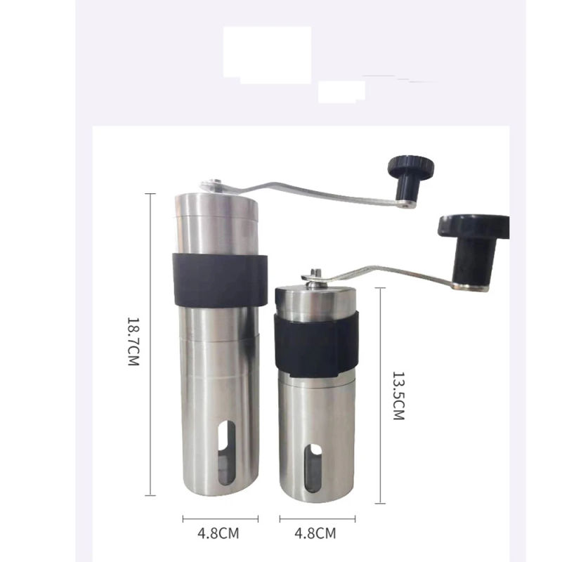 Description Picture 5 of itemManual Coffee Grinder Portable Coffee Bean Grinders Mini Stainless Steel Easy Hand Handmade Mill Foamer Kitchen Accessories Tool