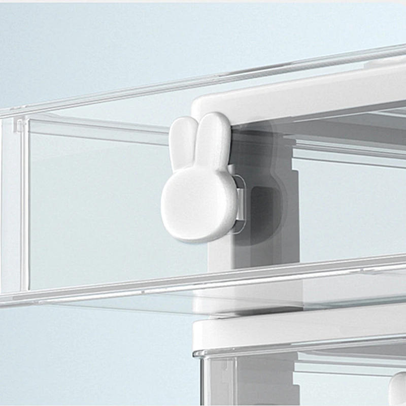 Description Picture 6 of itemTransparent Desk Organizer Drawer Cute Plastic Clear Organizing Boxes Stationery Storage Box Container for Home School Office