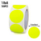 2.5cm Yellow 500PCS