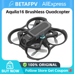 BETAFPV Aquila16 Brushless Quadcopter Up to 8 Mins for VR03 FPV Goggles 1102|18000KV Motor 45mm 3-Blades Propellers