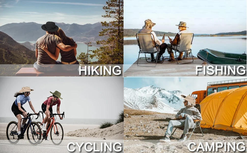 Description Picture 5 of itemUPF 50+ Sun Protection Hat for Anglers Foldable Breathable Quick Dry Windproof Men's Women's Bucket Boonie Safari Fishing Hat