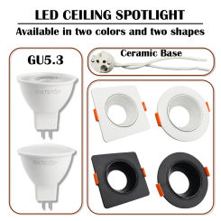4-20pcs LED Ceiling Lighting 3W Recessed led Downlight Ceiling Lamps for Living Room LED Spotlight Panel Lights Kitchen Lamp