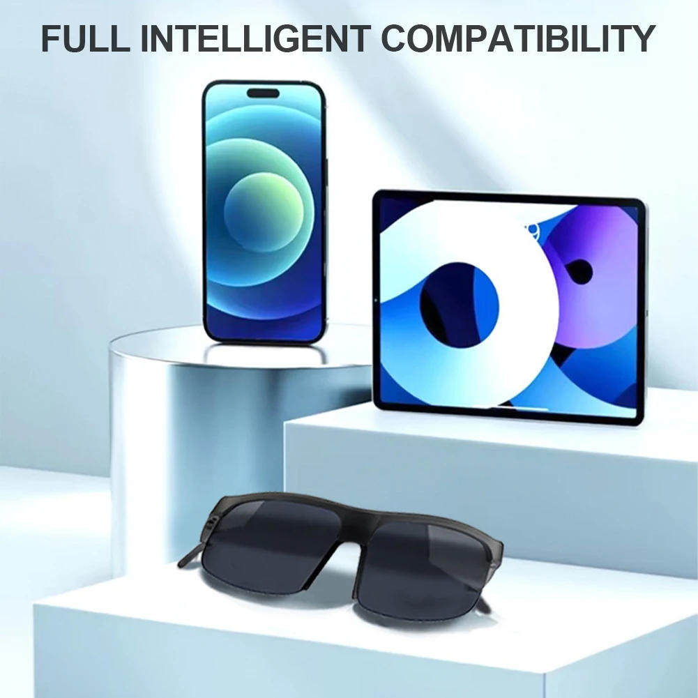 Description Picture 6 of itemWireless Smart Glasses TWS Headphones Bluetooth 5.3 Bone Conduction Earphones Long Endurance Outdoor Cycling Driving Sunglasses