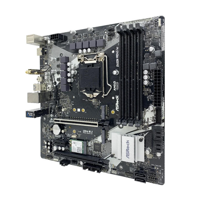 Description Picture 4 of itemASRock B460M Pro4s/AC Motherboard Intel B460 Motherboard DDR4 128GB LGA 1200 support i3-10105 10400 10100 10105 10700 cpu