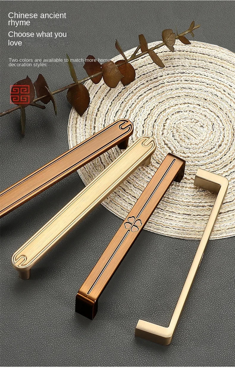 Description Picture 5 of itemVintage Chinese Style Antique Brass Hardware European Style Garden Cabinet Handle Cabinet Knob Door Pull Drawer Hardware