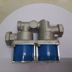 Universal Solenoid Valve Double Solenoid Valve 24V for Gas Oven with internal thread adapters Repair Parts