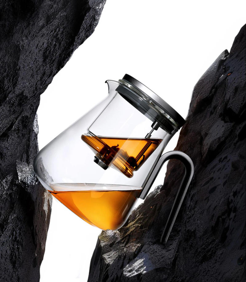 Description Picture 6 of itemSamadoyo-Magnetic Switch Tea Pot, High-End Tea Set, Tea Water Separator, Household Tea Making Tool, Heat-Resistant Glass Tea Dis