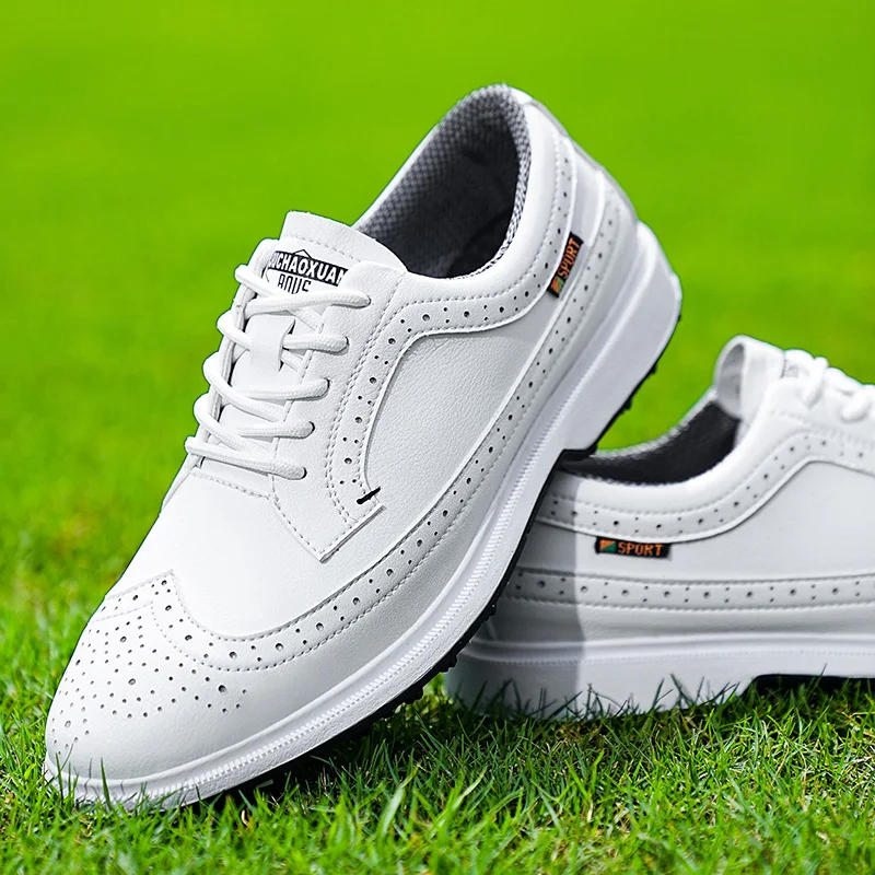 Description Picture 3 of itemLuxury Golf Shoes Men Professional Golf Sneakers Male Walking Footwears for Golfers