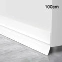 1M PVC Floor Threshold Seam Edge Trim Sealing Strip Self-adhesive Door Bottom Anti-collision Rubber Strip Protective Carpet Mat