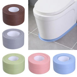 Mildew-proof Caulk Tape Self Adhesive Bathroom Tub Kitchen Sealant Strip Colorful Toilet Shower Tile Sealer Household