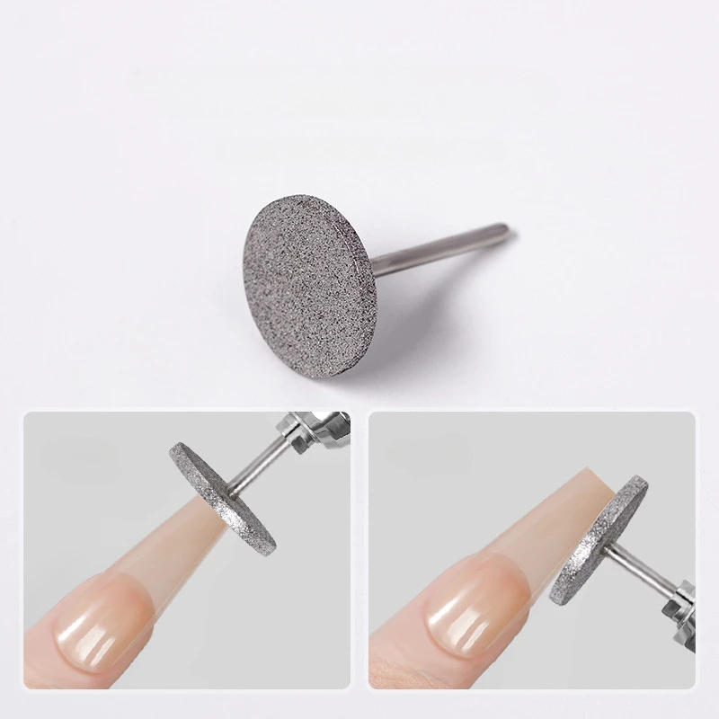 Description Picture 4 of itemNail Diamond Metal Drill Bits Disc Bit for Dead Skin Callus Electric Foot File Callus Remover Shaft for Nail Salon Grinding Head