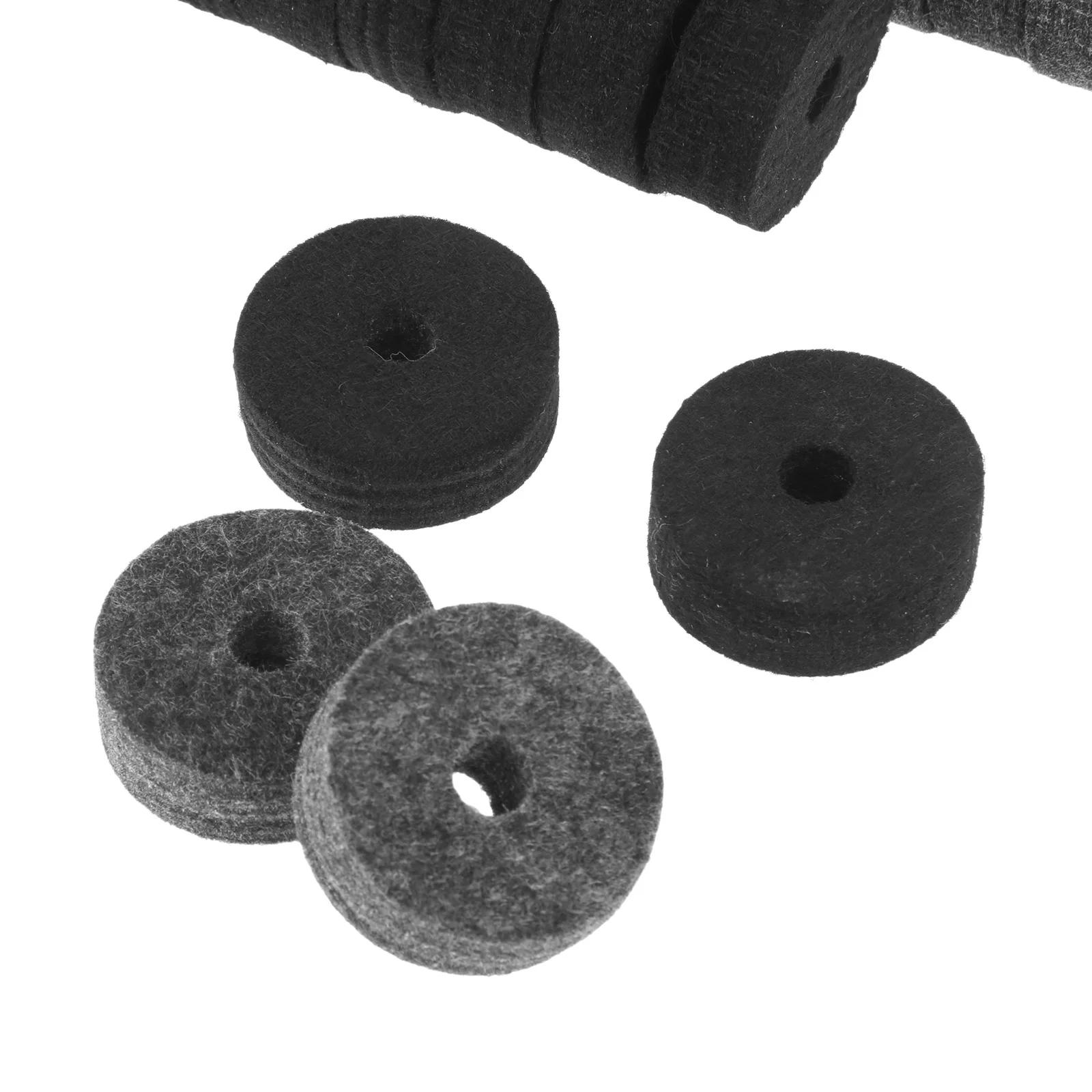 Description Picture 5 of item10 Pcs Drum Kit Cymbal Slices Felt Pads Protection Effect Percussion Instrument Accessories Reduce Radium Sheet Metal Collision