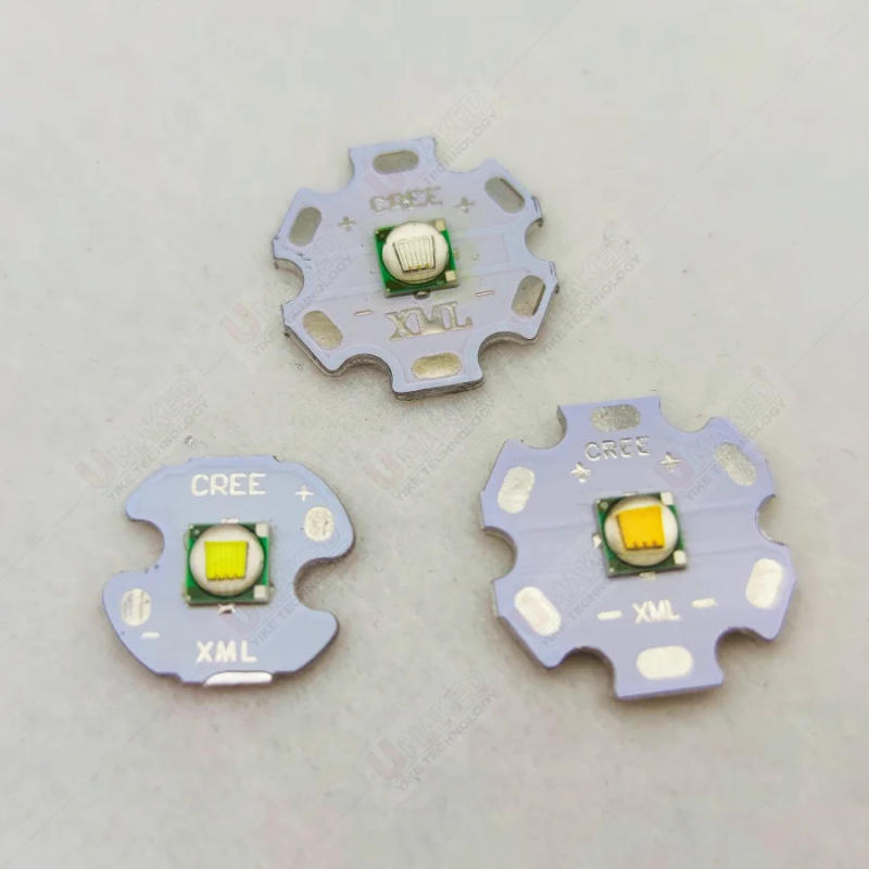Description Picture 6 of item5pcs 5W CREE T6 LED lighting source WHITE/ WW/B/UV Light Power LED chip on 20mm 16mm PCB board Bead For Bicycle accessories Head
