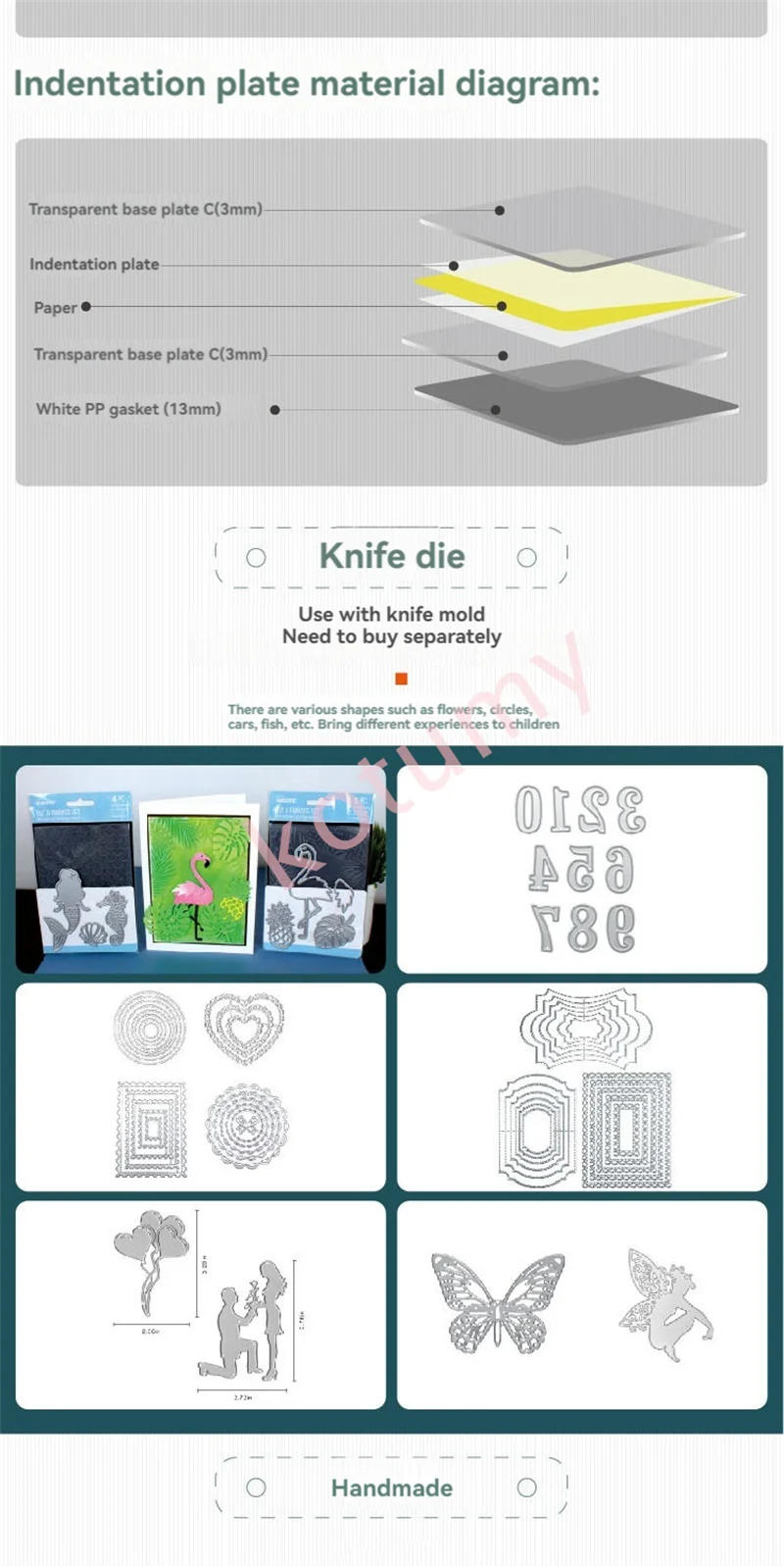 Description Picture 4 of itemFoldable Die Cutting Machine A4 Cutting Embossing Machine Scrapbooking For Crafts Cutter Paper Die-Cut Embossing DIY Tool