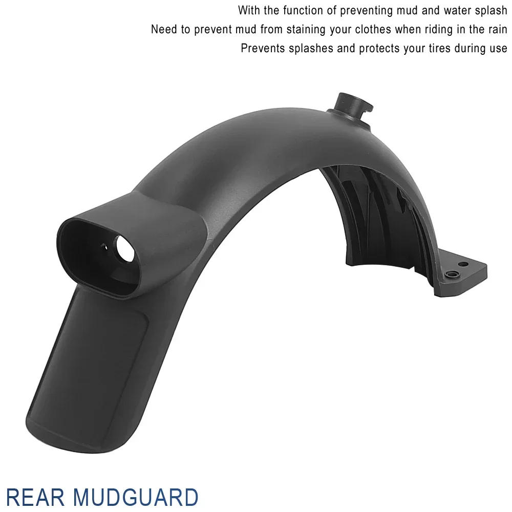 Description Picture 6 of item4Lite Rear Fender for Iconic Brand Electric Scooter 4 Lite Rear Mudguard Tire Splash Guard with Hook Lock Back Wing Brake Tail Light