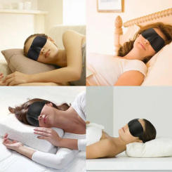 3D Sleep Mask Natural Sleeping Eye Mask Eyeshade Cover Shade Eye Patch Women Men Soft Portable Blindfold Travel Eyepatch 1Pcs