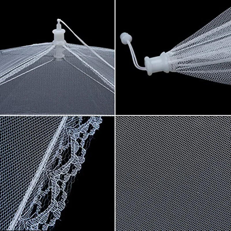 Description Picture 6 of itemFolding Food Net Cover Washable Picnic Kitchen Anti-fly Mosquito Umbrella Simple Creative Multi-color Kitchen Gadgets