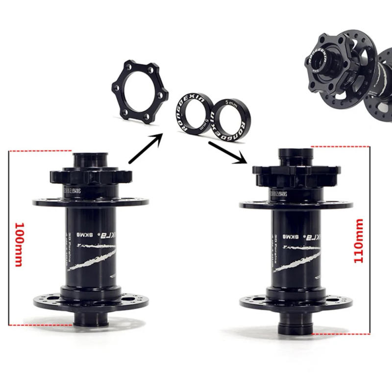 Description Picture 5 of itemBicycle Boost Hub Adapter Set 15x100mm To 110mm 12x142mm To 148mm Conversion Kit Aluminum MTB Bike Thru Axle Hub Refit Gasket