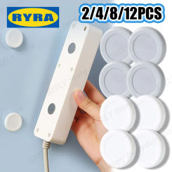 12/2Pcs Strong Magnetic Hooks Wall Mount Anti-Lost Magnet Storage Holder For Remote Control Fridge Sticker Home Organizer Hook