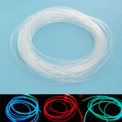 1M PMMA Side Glow Optic Fiber Cable 1.5/2/3/4mm Diameter Car LED Lights Bright Festive Party Glow Supplies Side Fiber Strip