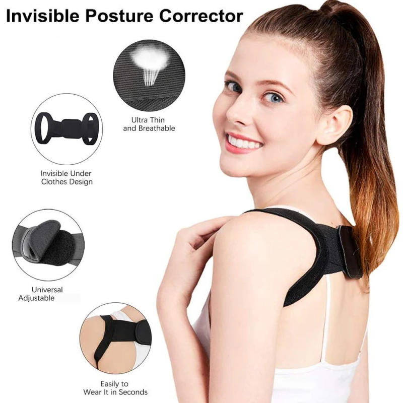 Description Picture 3 of itemBack Posture Corrector Belt Adjustable Shoulde Neck Spine Reshape Body for Column Posture Correction for Women Men Straightener