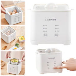 220V Automatic Steamer 300W Reservation Soft Boiled Eggs Cooker Electric Egg Boiler Automatic Egg Custard Steaming Cooker