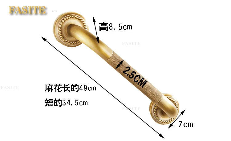 Description Picture 4 of itemSafety Toilet Handrail Holder Grab Bar Elderly Support Handrail Helpful Disabled Barre De Douche Bathroom Accessories