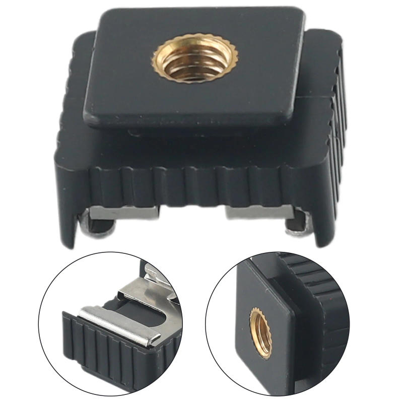 Description Picture 2 of item1pcs Cold Hot Shoe Adapter Standard Mount Hotshoe To 1/4 Thread For Flash Speedlite Tripod Photo Studio Accessories L K J H G F