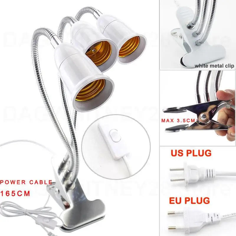 Description Picture 3 of item3 head led grow light indoor Hydroponics cultivo growbox greenhouse growing lighting green house hydro room plant lamp U26