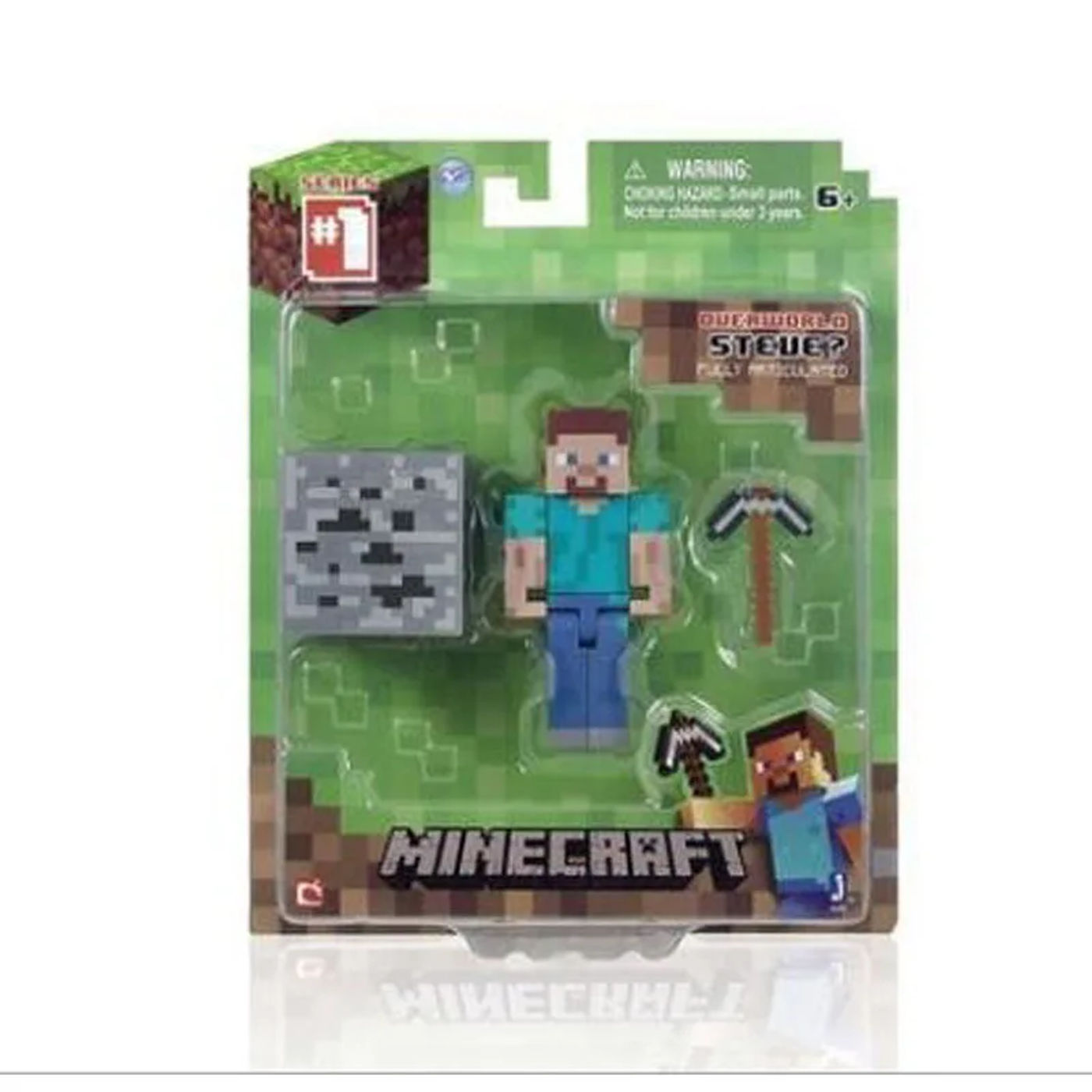 Description Picture 3 of itemMineCrafts Steve Alex Zombie Villager Figure Model My World Puzzle Assembled Toy Doll Model Anime Figure Weapon Model Child Gift