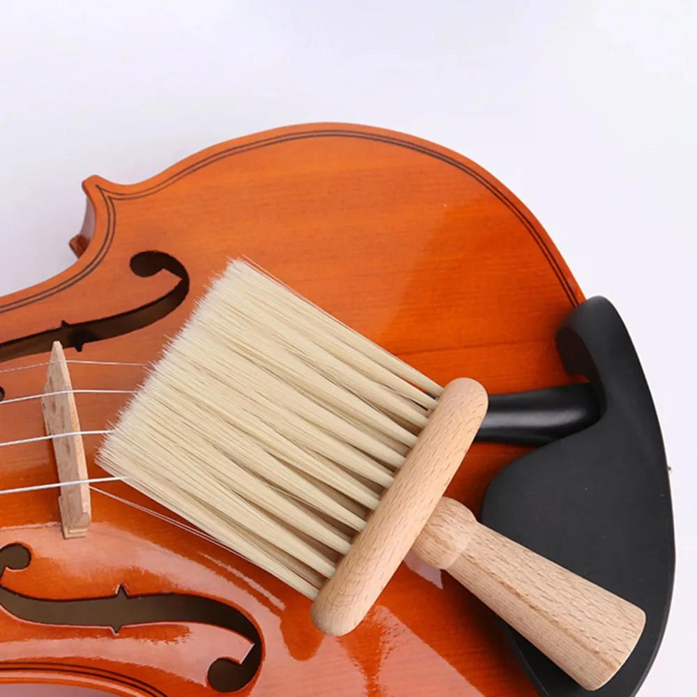 Description Picture 6 of itemSoft Bristles Ukulele Violin Brush Guzheng Guitar Cleaner Brush Cleaning Tool for Musical Instrument Guitar Accessories