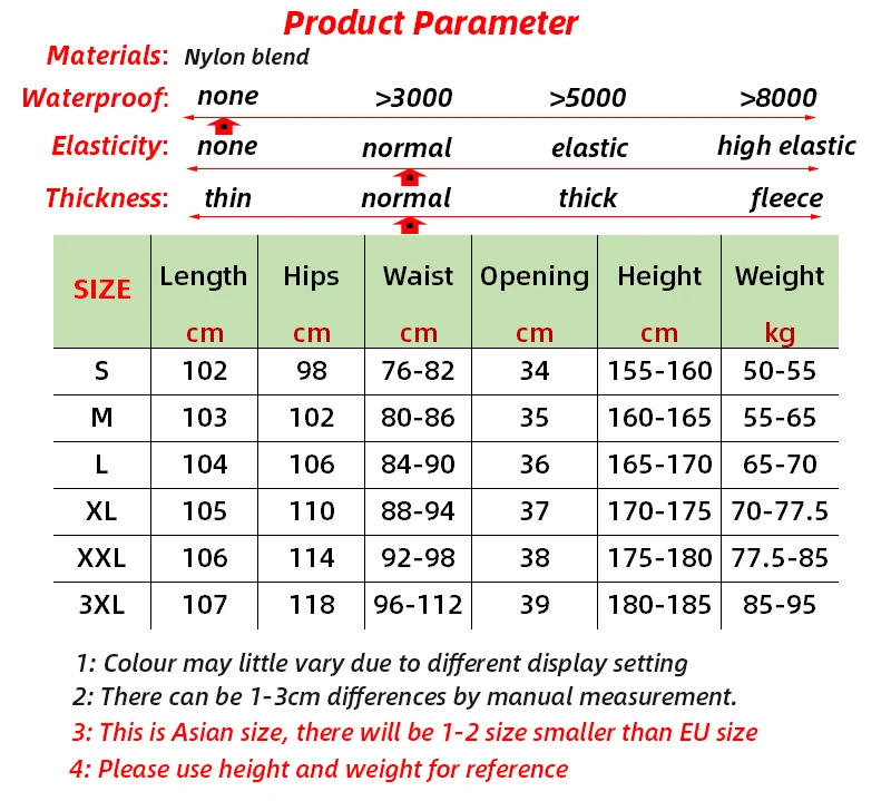Description Picture 2 of itemCouples Quick Dry Summer Thin Hiking Pants Cycling Bottoms Men Women Outdoor Camping Trekking Fishing Sports Trousers Customize