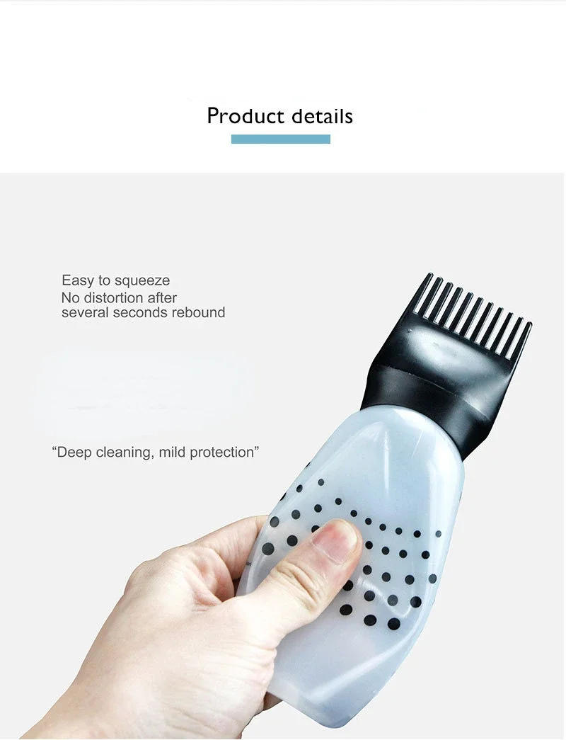Description Picture 4 of itemHOT 1PCS 120ML Hair Dye Applicator Bottles Plastic Dyeing Shampoo Bottle Oil Comb Brush Styling Tool Hair Coloring Hair Tools