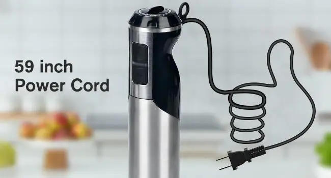 Description Picture 6 of itemBontique 5in1 Immersion Handheld Blender Set , 400W 12Speed Food Processor 600ml Beaker, 500ml chopper, Egg Whisk Milk Frother